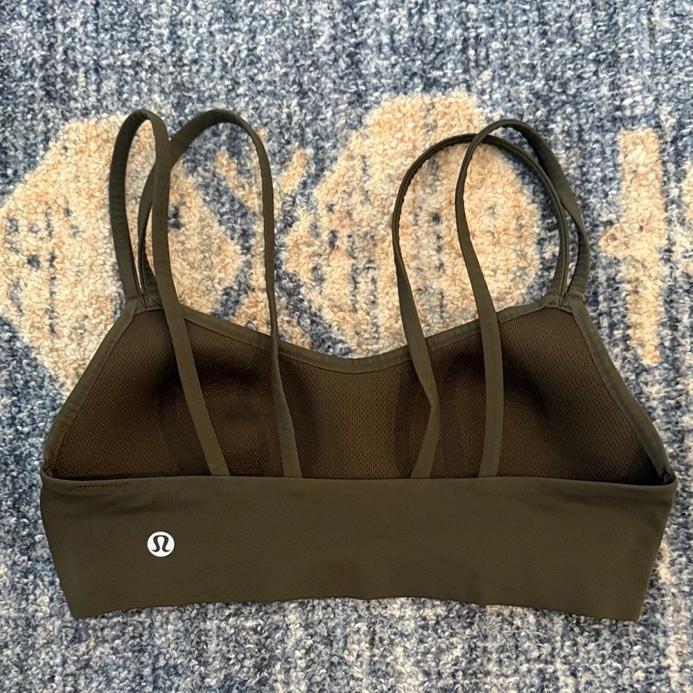 Lululemon Athletica Olive Sports Bra - Picture 3 of 4